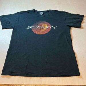 Vintage 2005 SERENITY Universal Studios M and O Knits MOVIE Black T Shirt Mens M